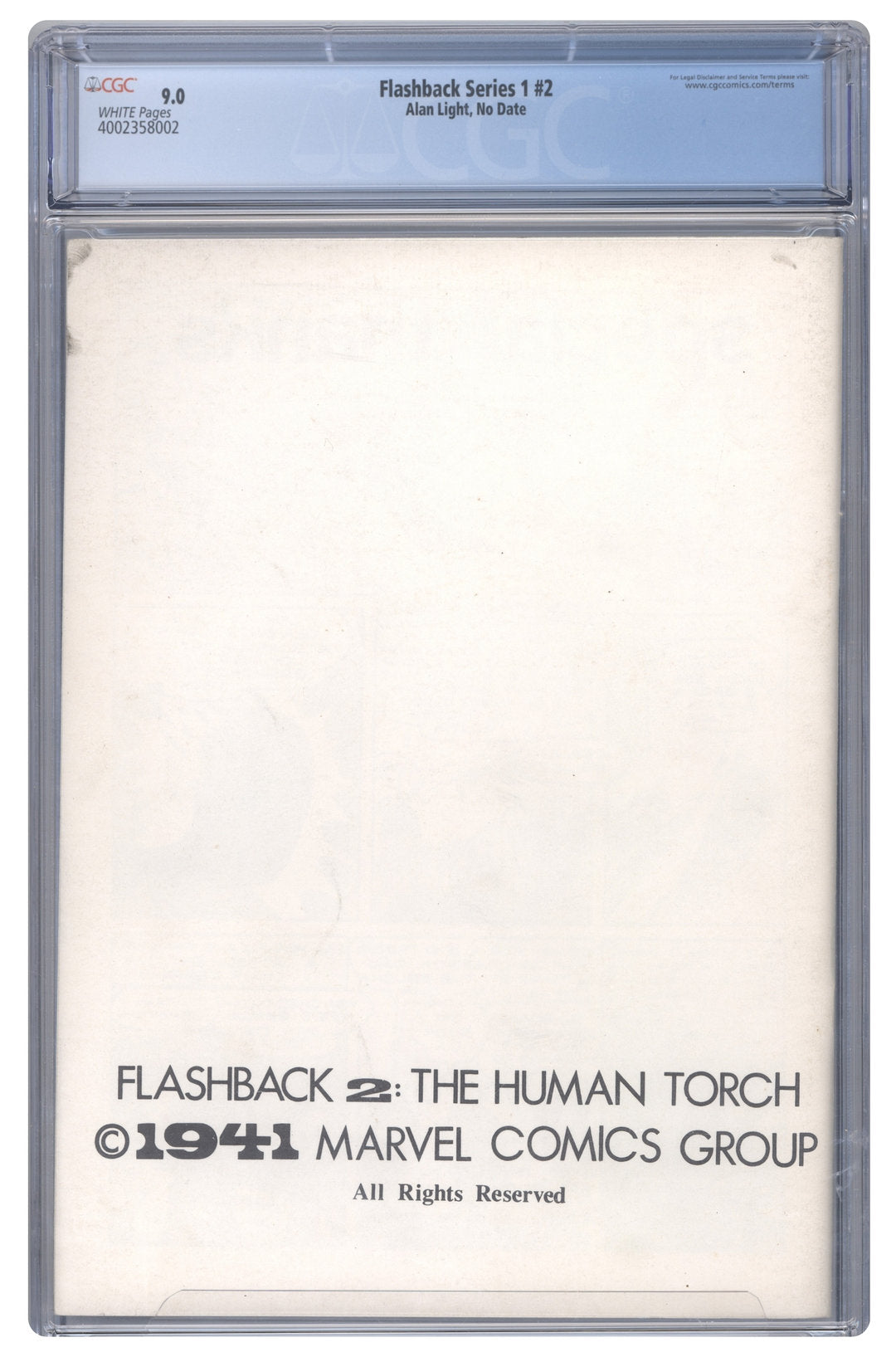 Flashback Series 1 #2 | CGC 9.0