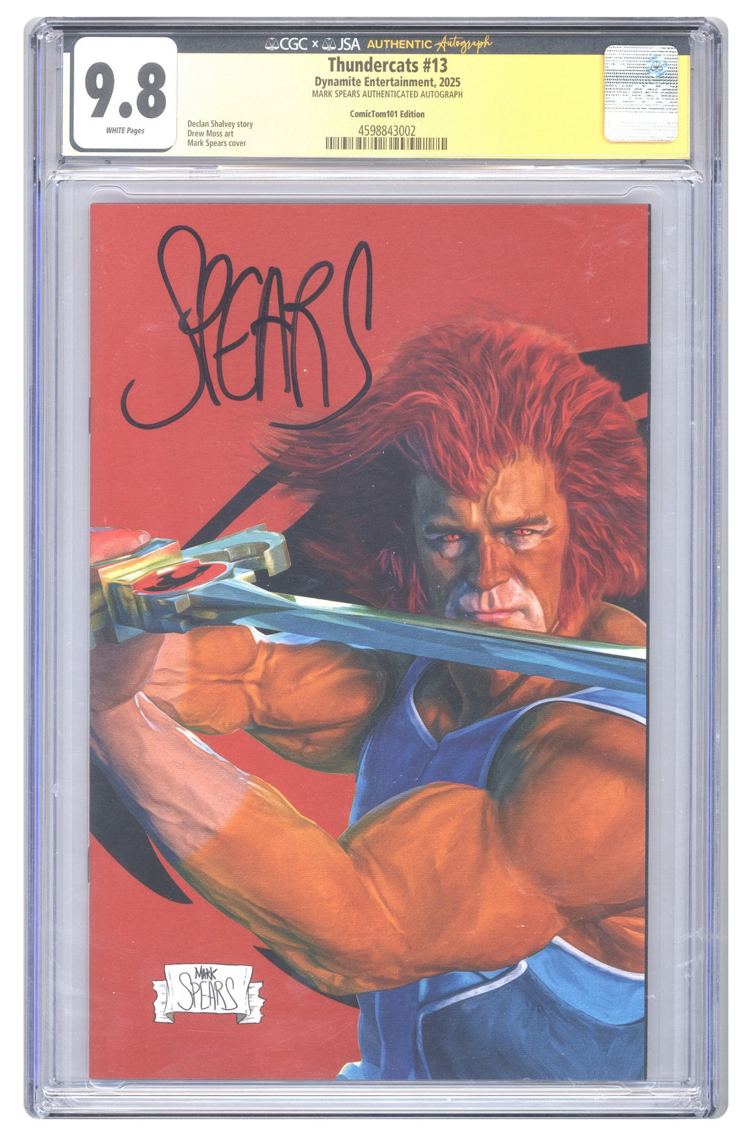 Thundercats #13 | CGC 9.8 | Signed Mark Spears