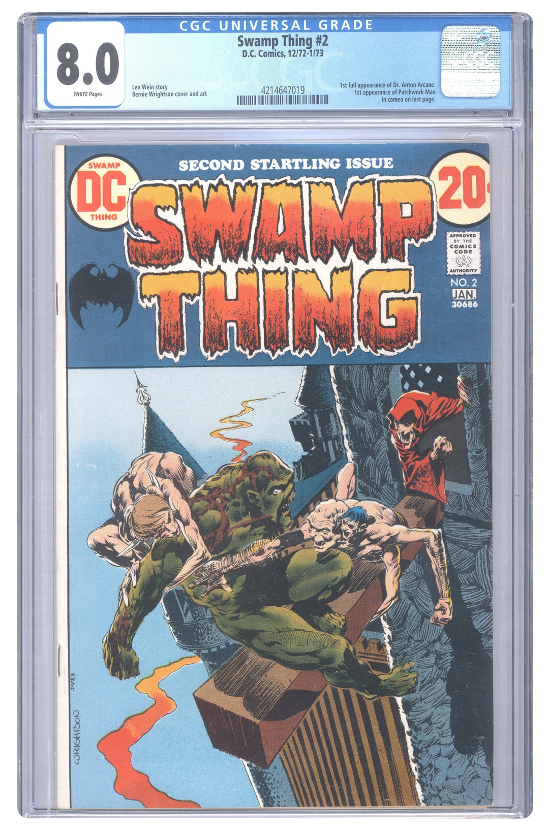 Swamp Thing #2 | CGC 8.0