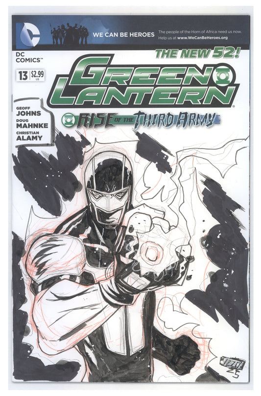 Jon Stewart Green Lantern by Nicola Izzo