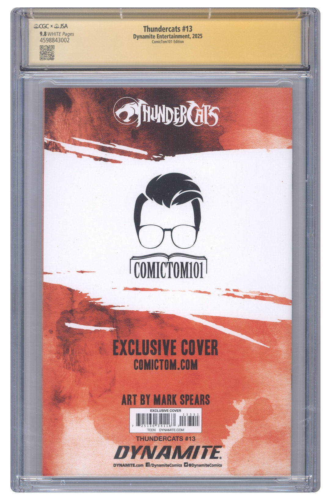 Thundercats #13 | CGC 9.8 | Signed Mark Spears