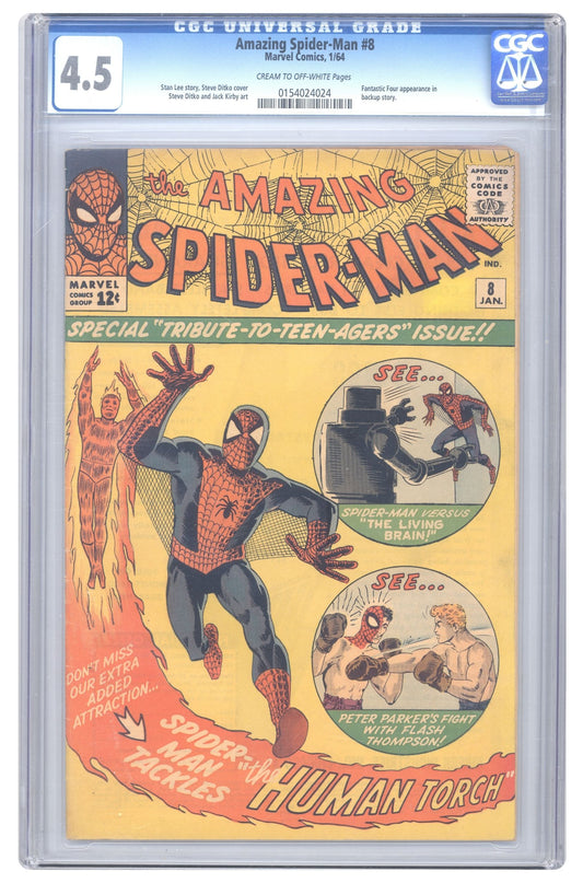Amazing Spider-Man #8 | CGC 4.5 cover – Collector Cartel™ exclusive
