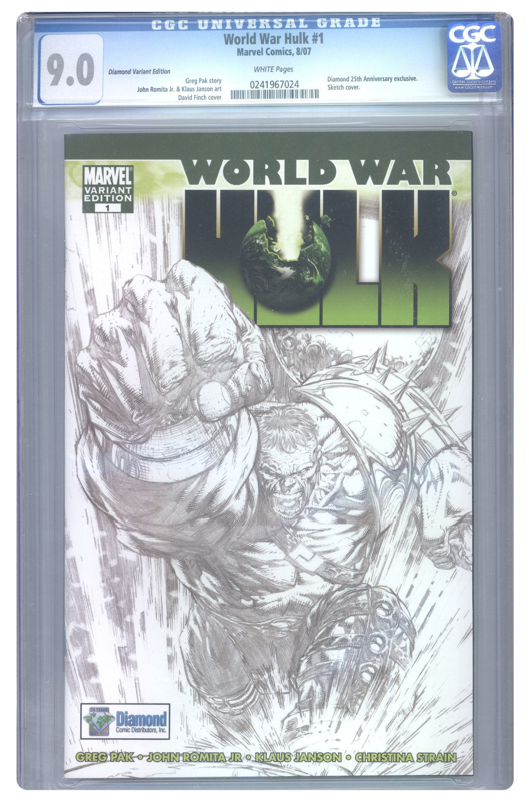 World War Hulk #1 | CGC 9.0