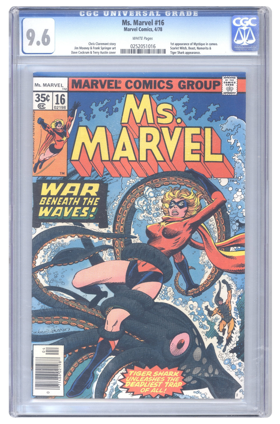 Ms Marvel #16 | CGC 9.6