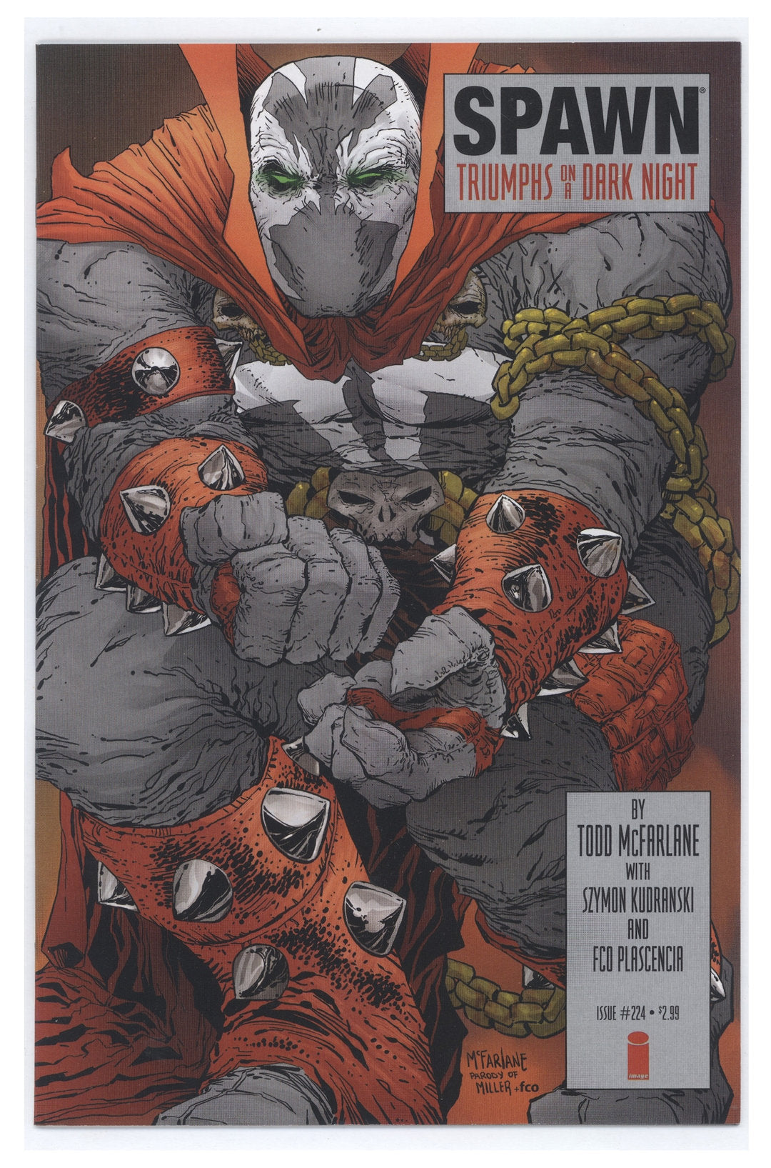 Spawn 224 - Batman Dark Knight Returns Homage