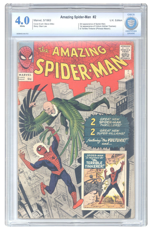 Amazing Spider-Man #2 | CBCS 4.0 | UK Edition cover – Collector Cartel™ exclusive