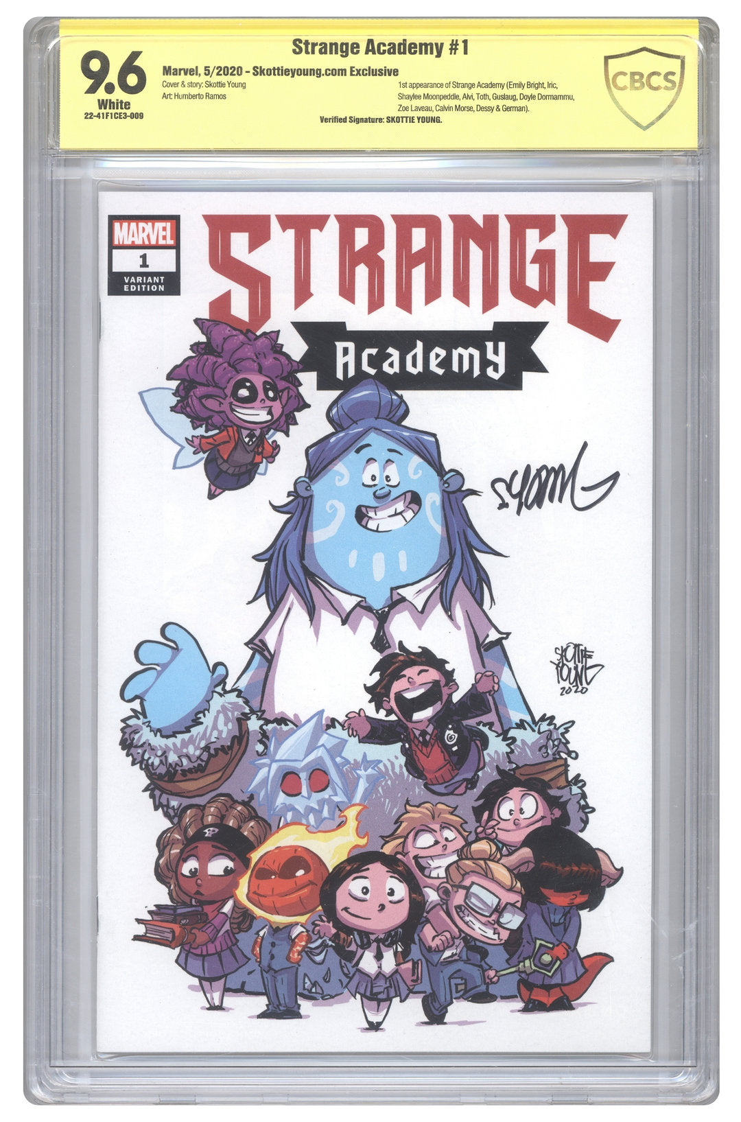 Strange Academy #1 | CBCS 9.6 | Signed Skottie Young
