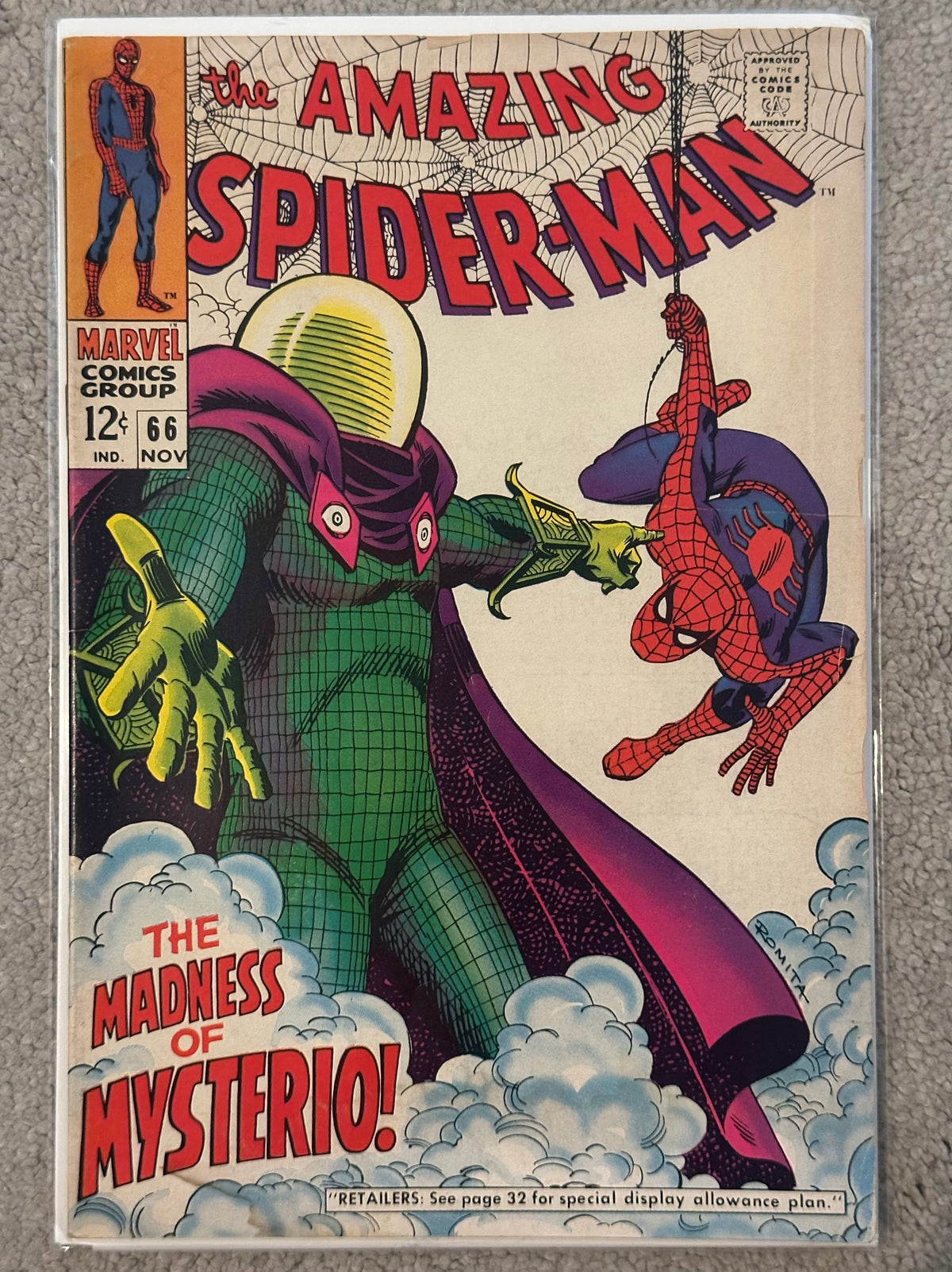 The Amazing Spider-Man #66 (1968) – Mysterio Key
