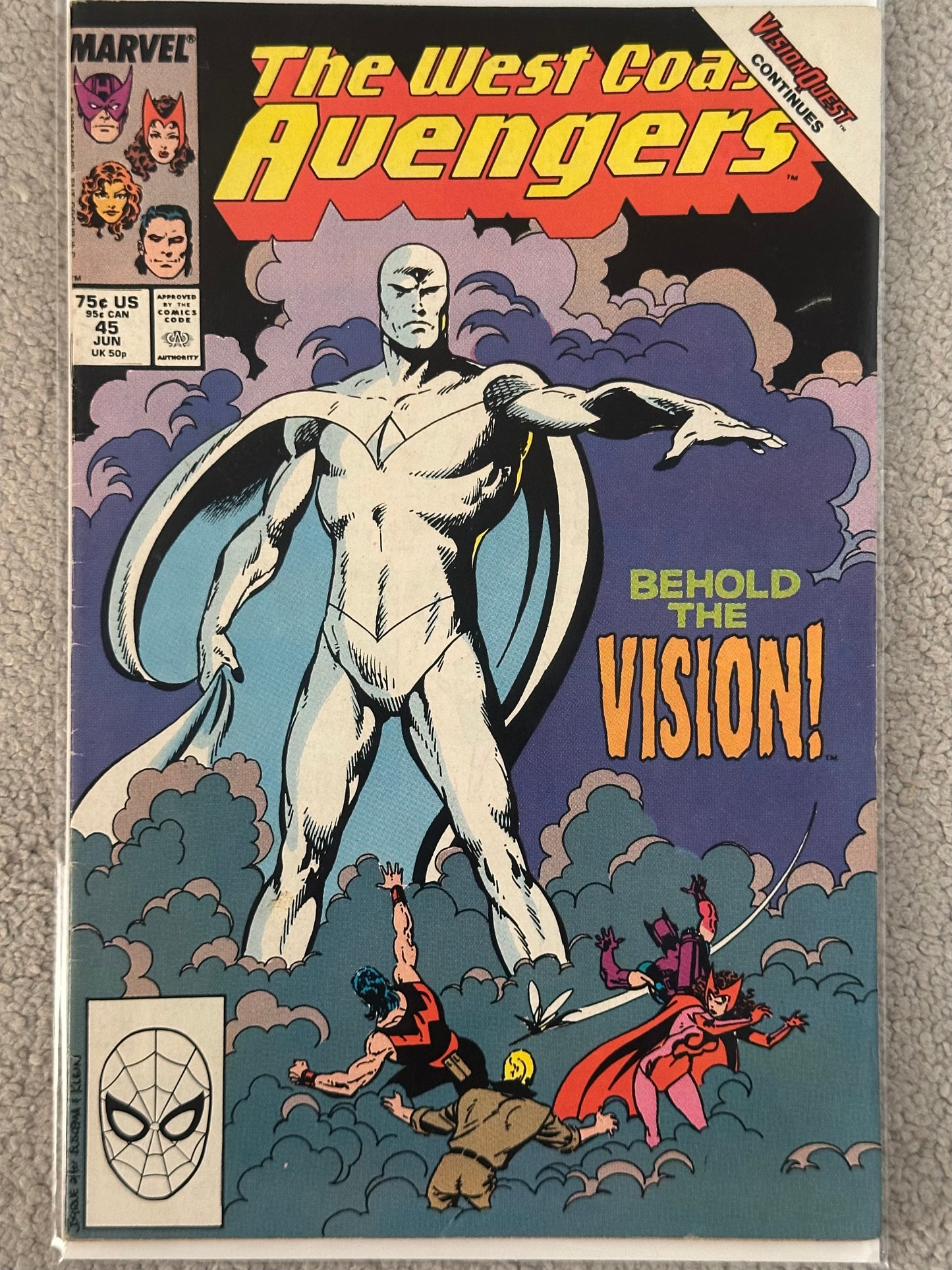 West Coast Avengers #45 (1989) – Key Vision Issue