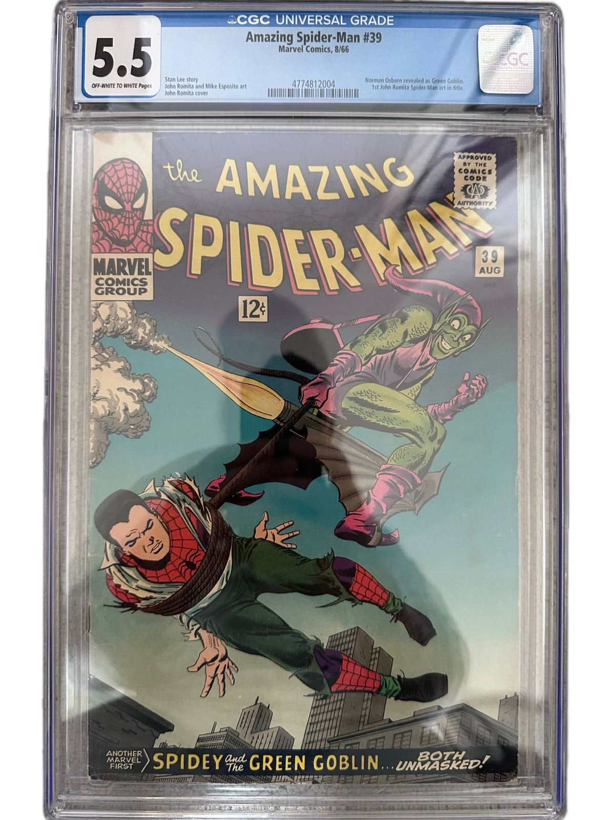 The Amazing Spider-Man #39 (1966) – CGC 5.5 Goblin Reveal
