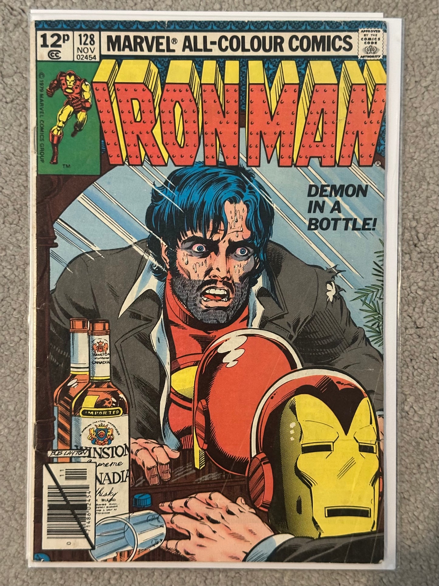 Iron Man #128 (1979) – Demon in a Bottle Key