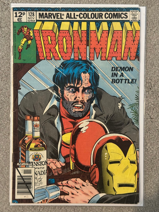 Iron Man #128 (1979) – Demon in a Bottle Key