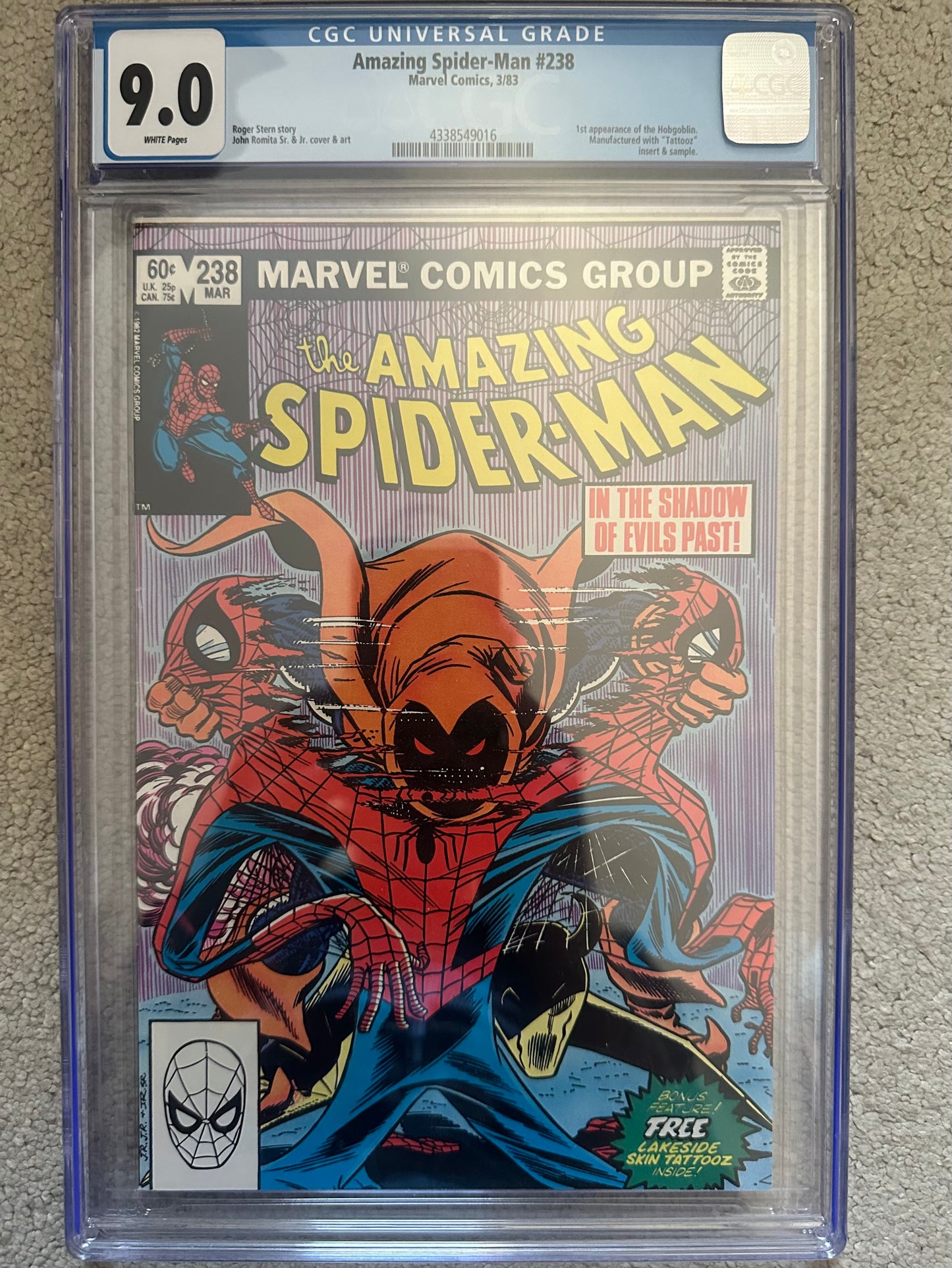 Amazing Spider-Man #238 (1983) – CGC 9.0 Hobgoblin Key