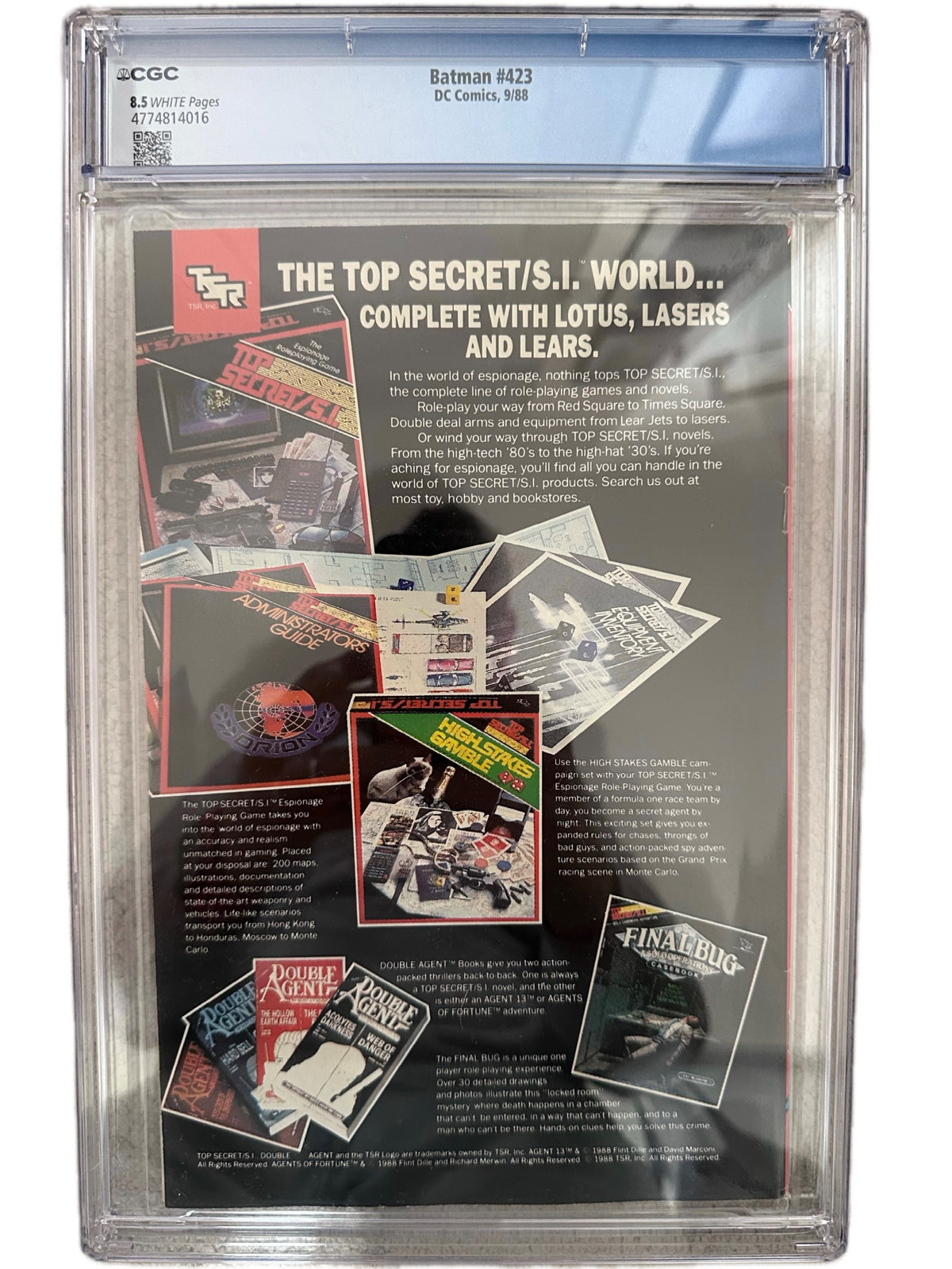 Batman #423 (1988) – CGC 8.5 McFarlane Cover