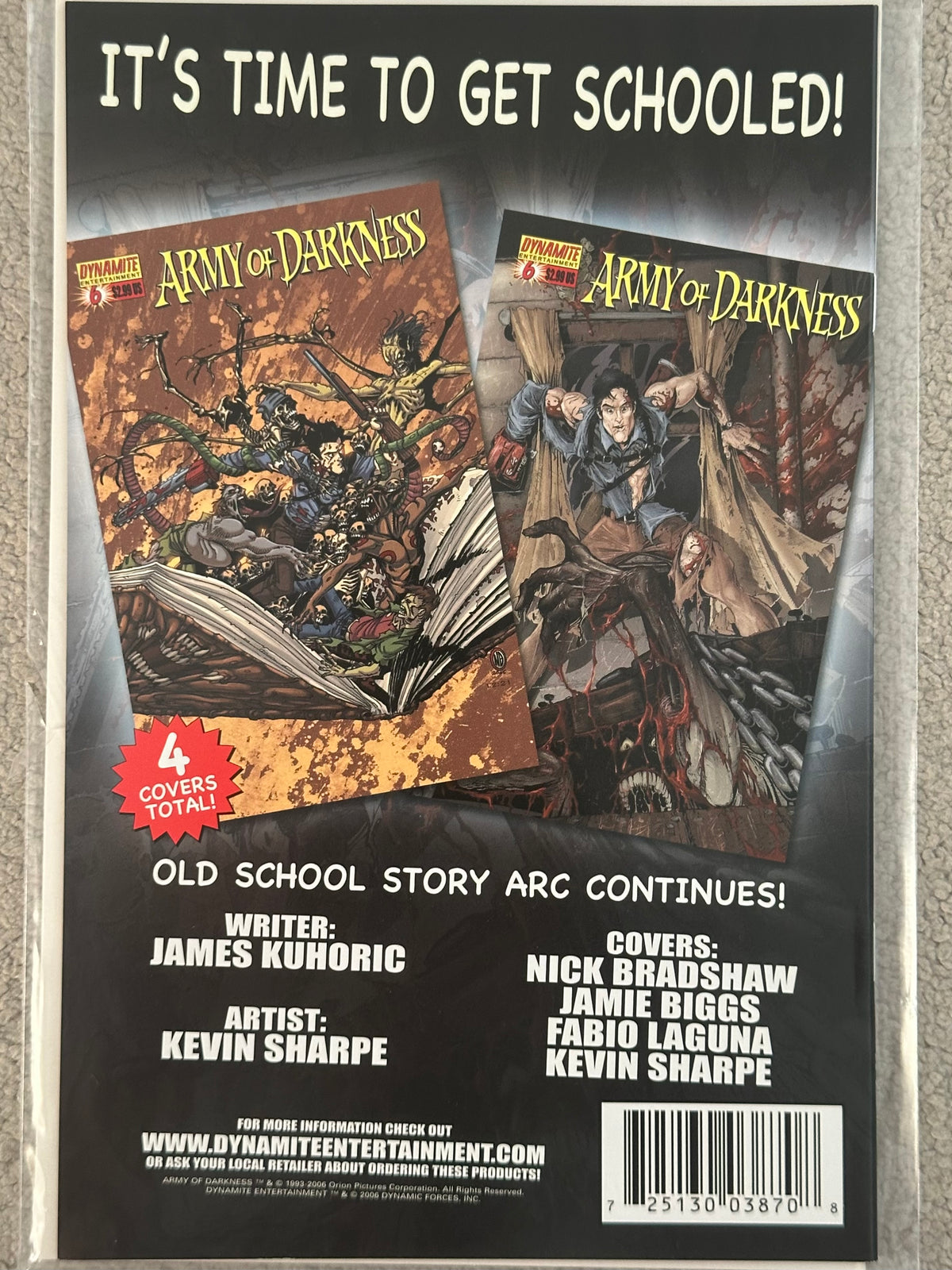 Army of Darkness #5 (2006) – Original Poster Variant