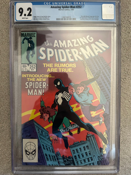 Amazing Spider-Man #252 (1960) – CGC 9.2 Black Costume Key