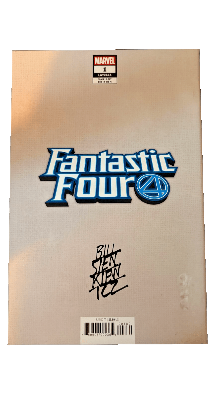 Fantastic Four #1 Bill Sienkiewicz Virgin Variant Signed + COA (Limited to 1500) 259 CGC Graded Comics for Sale in the UK Redsters Comics Redsters Comics