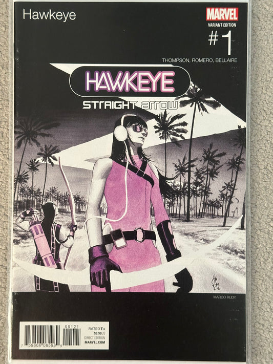 Hawkeye #1 (2016) – Marco Rudy Hip Hop Variant