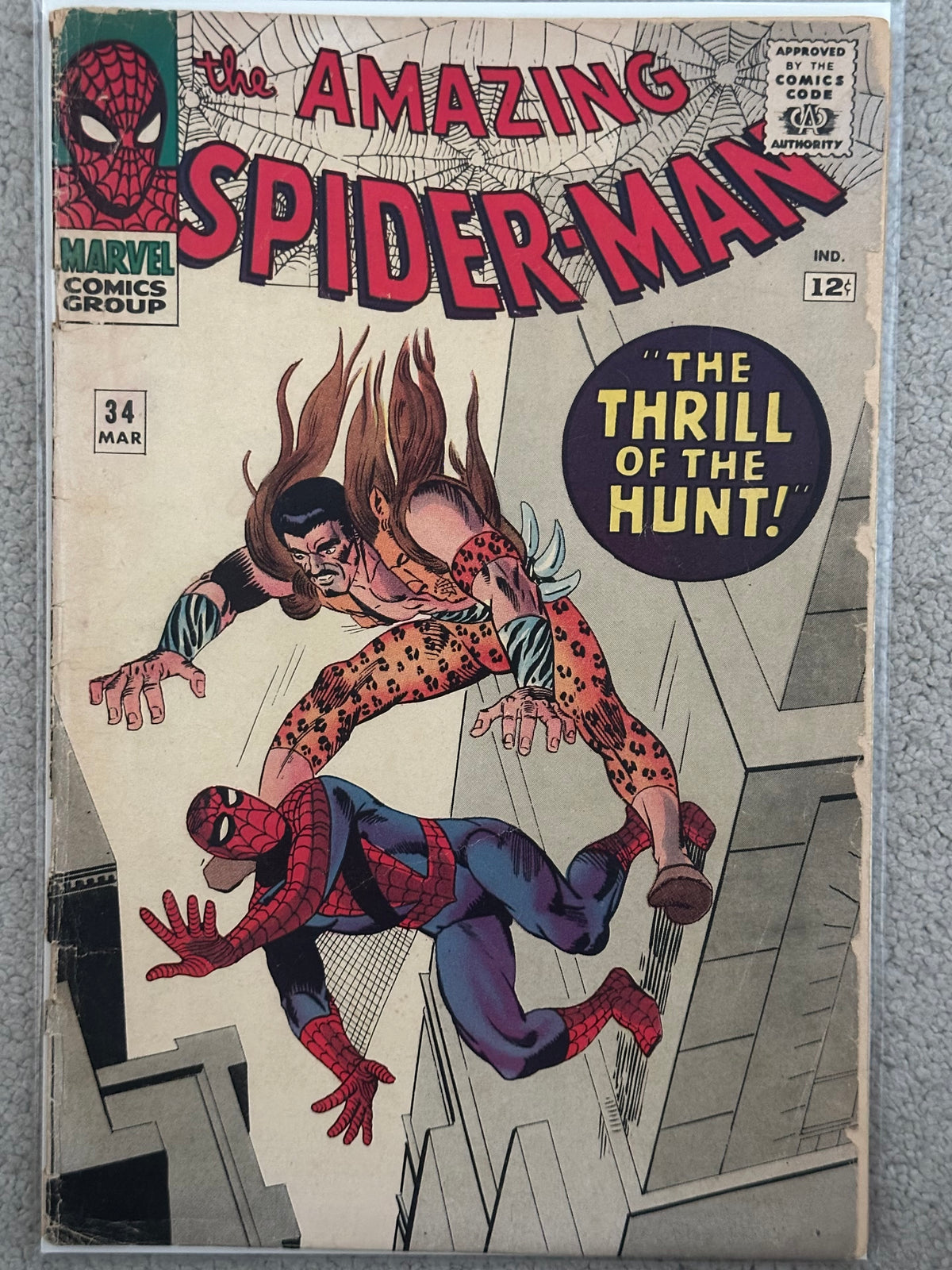 The Amazing Spider-Man #34 (1966) – Kraven Key Issue