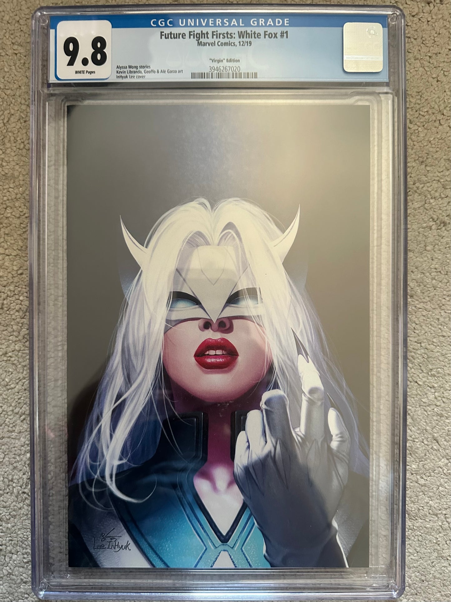 Future Fight Firsts: White Fox #1 (2019) – CGC 9.8 Virgin Edition