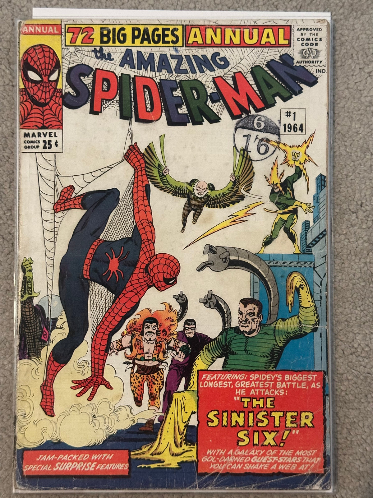 The Amazing Spider-Man Annual #1 (1964) – First Sinister Six (Restored)