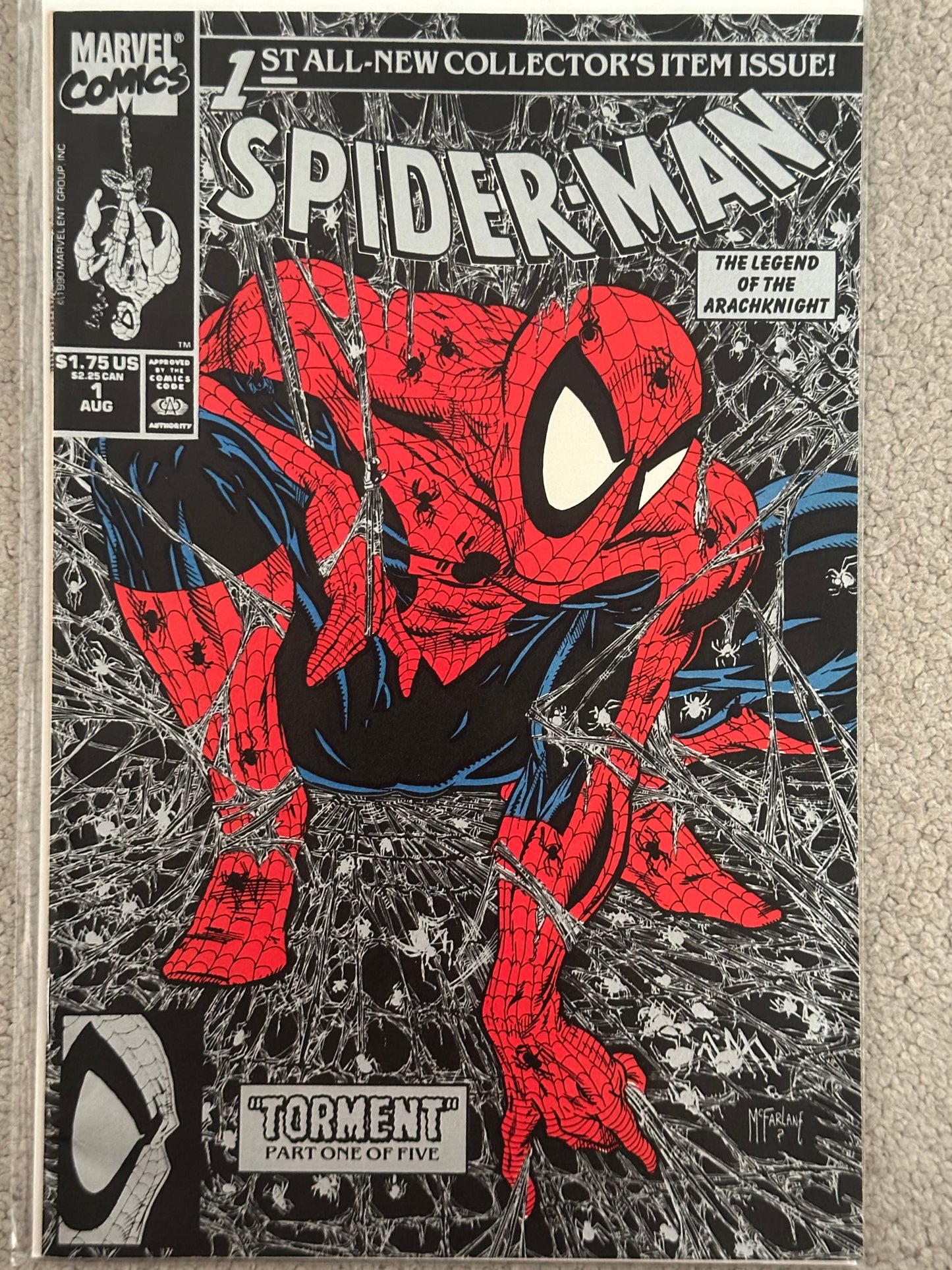 Spider-Man #1 (1990) – Silver Edition Key Launch