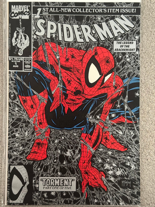 Spider-Man #1 (1990) – Silver Edition Key Launch