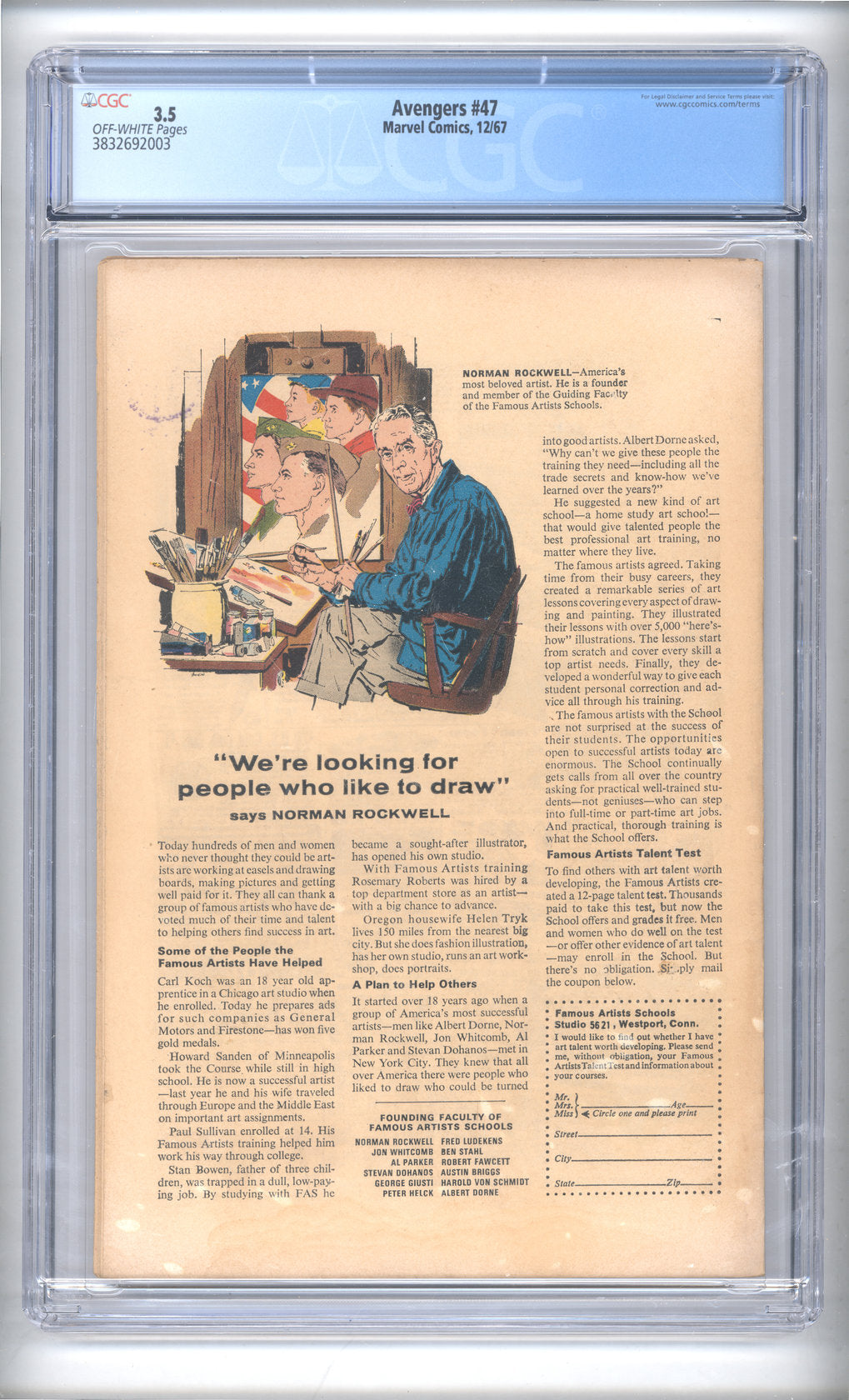 Avengers #47 | CGC 3.5