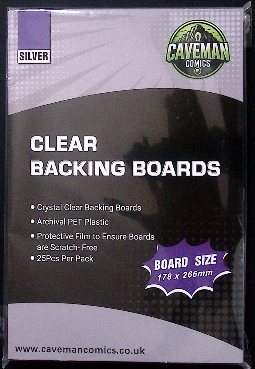 Caveman Comics Clear Backing Boards | Pack of 25