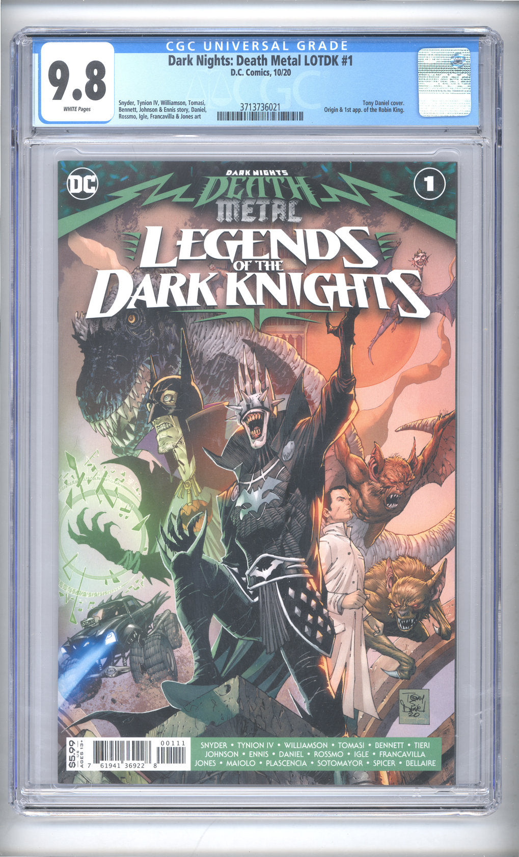 Dark Nights: Death Metal LOTDK #1 | CGC 9.8