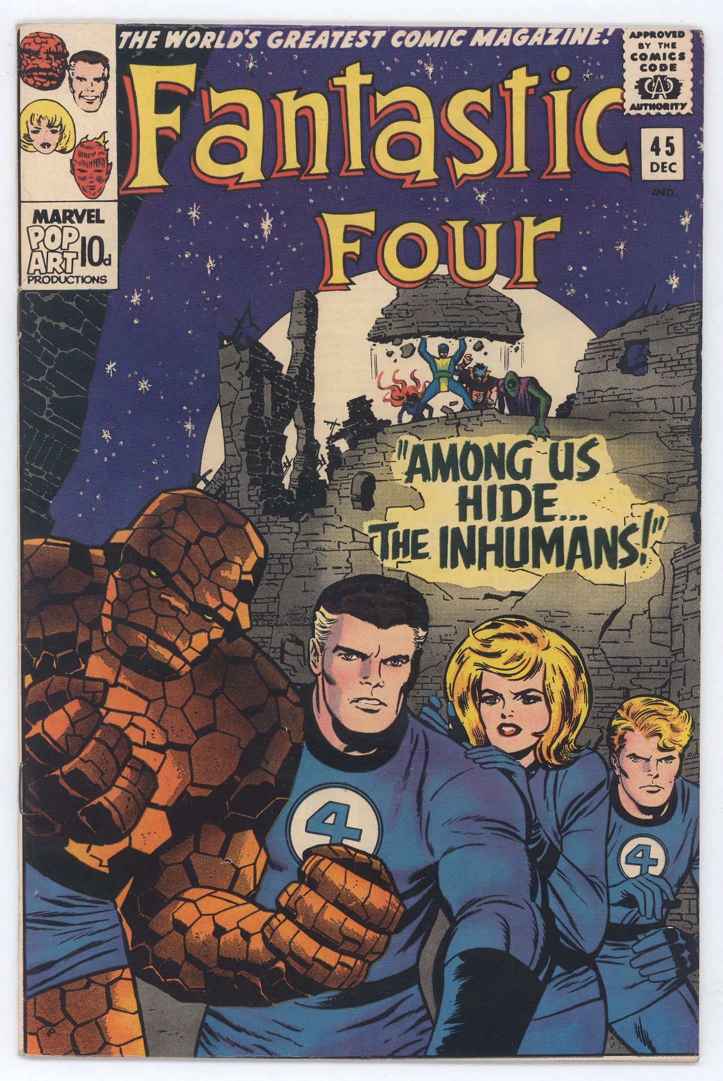 Fantastic Four 45 VF- (7.5)