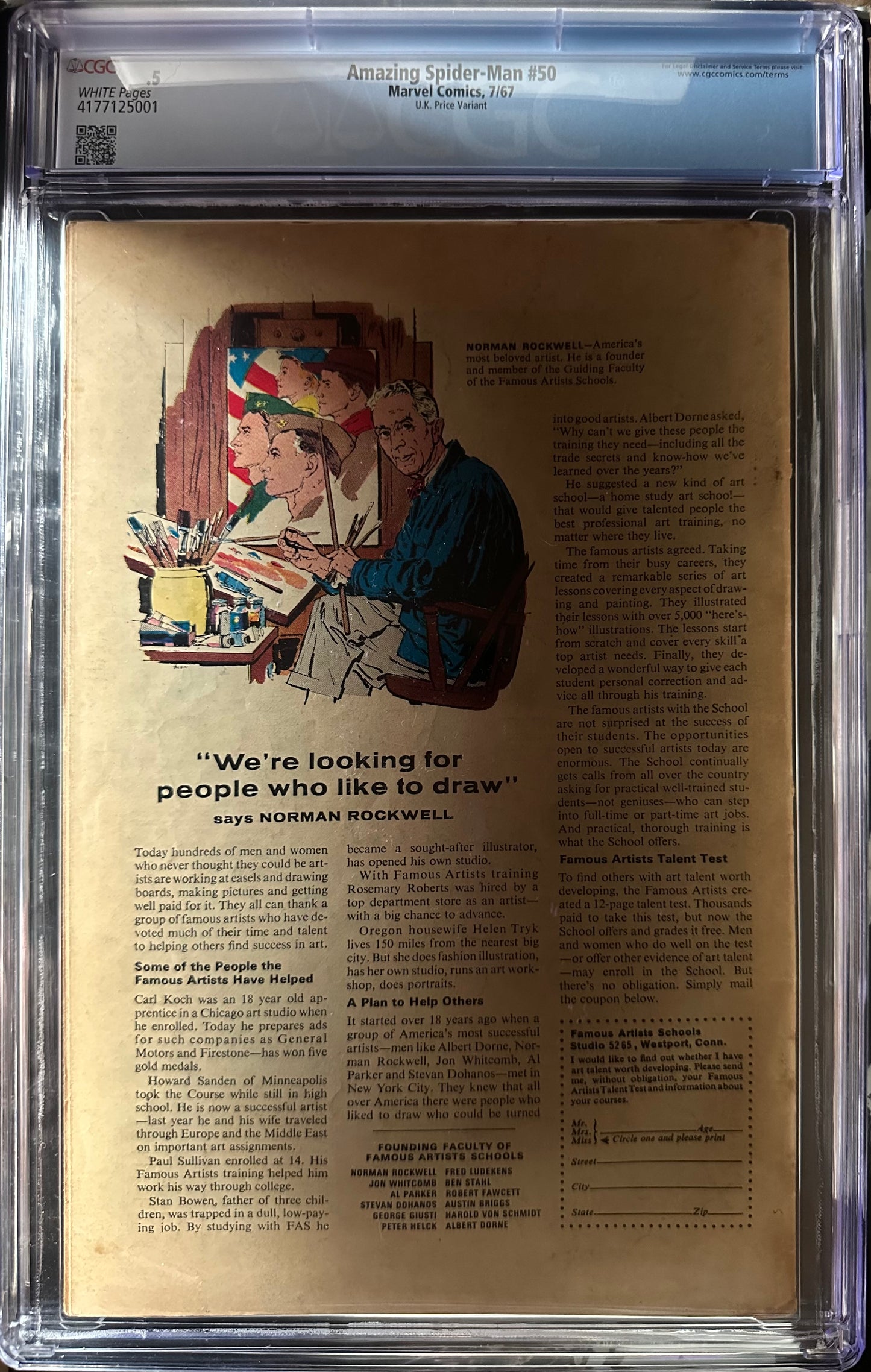 The Amazing Spider-Man #50 CGC 0.5 – First King Pin