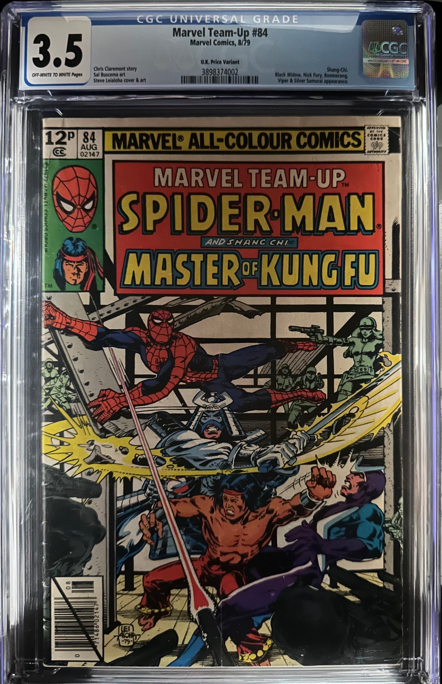 Marvel Team-Up #84 CGC 3.5 – Iconic Spider-Man and Shang-Chi Team-Up