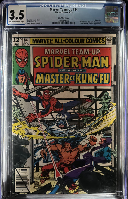Marvel Team-Up #84 CGC 3.5 – Iconic Spider-Man and Shang-Chi Team-Up