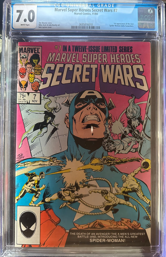 Marvel Super Heroes Secret Wars #7 CGC 7.0