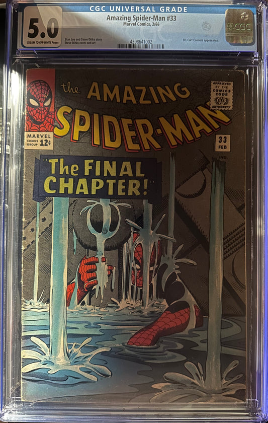 The Amazing Spider-Man #33 CGC 5.0 – Iconic Cover