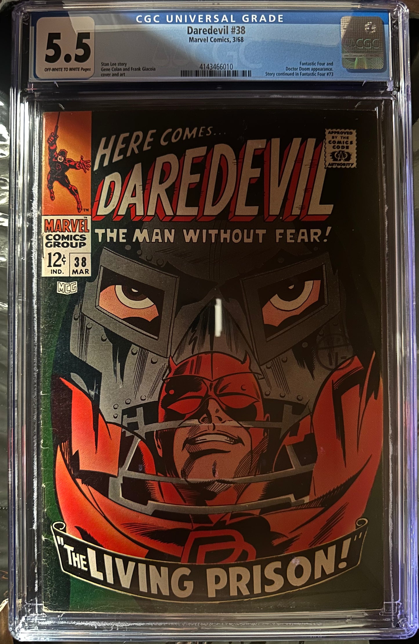 Daredevil #38 CGC 5.5 – Classic Doctor Doom Cover!
