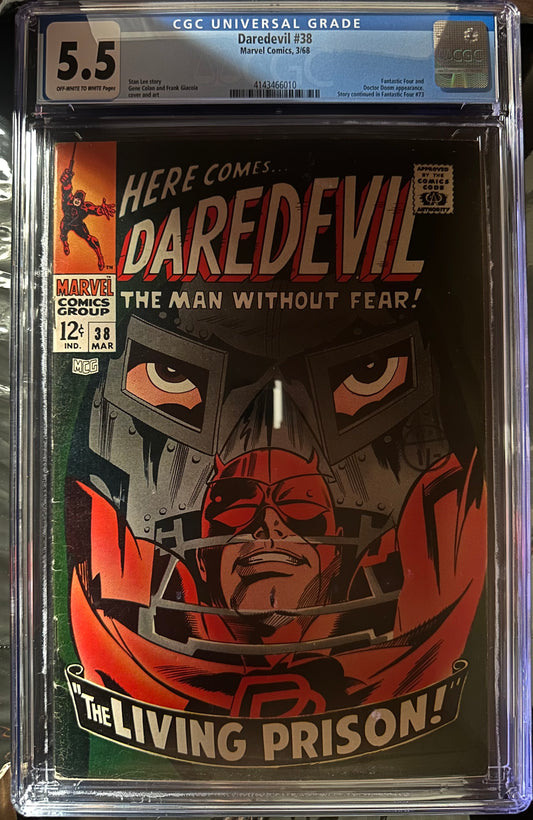 Daredevil #38 CGC 5.5 – Classic Doctor Doom Cover!