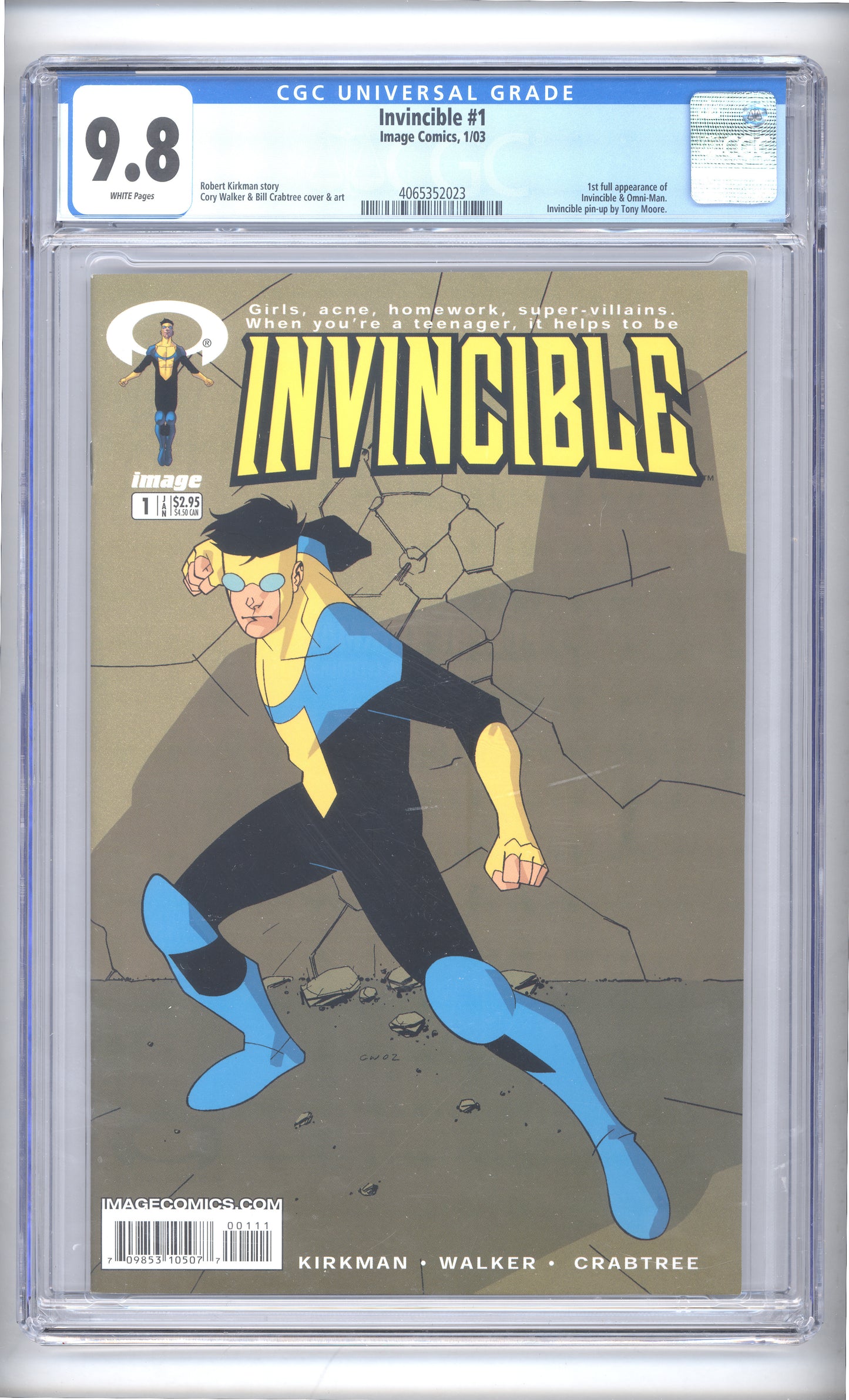 Invincible #1  - Grade 9.8