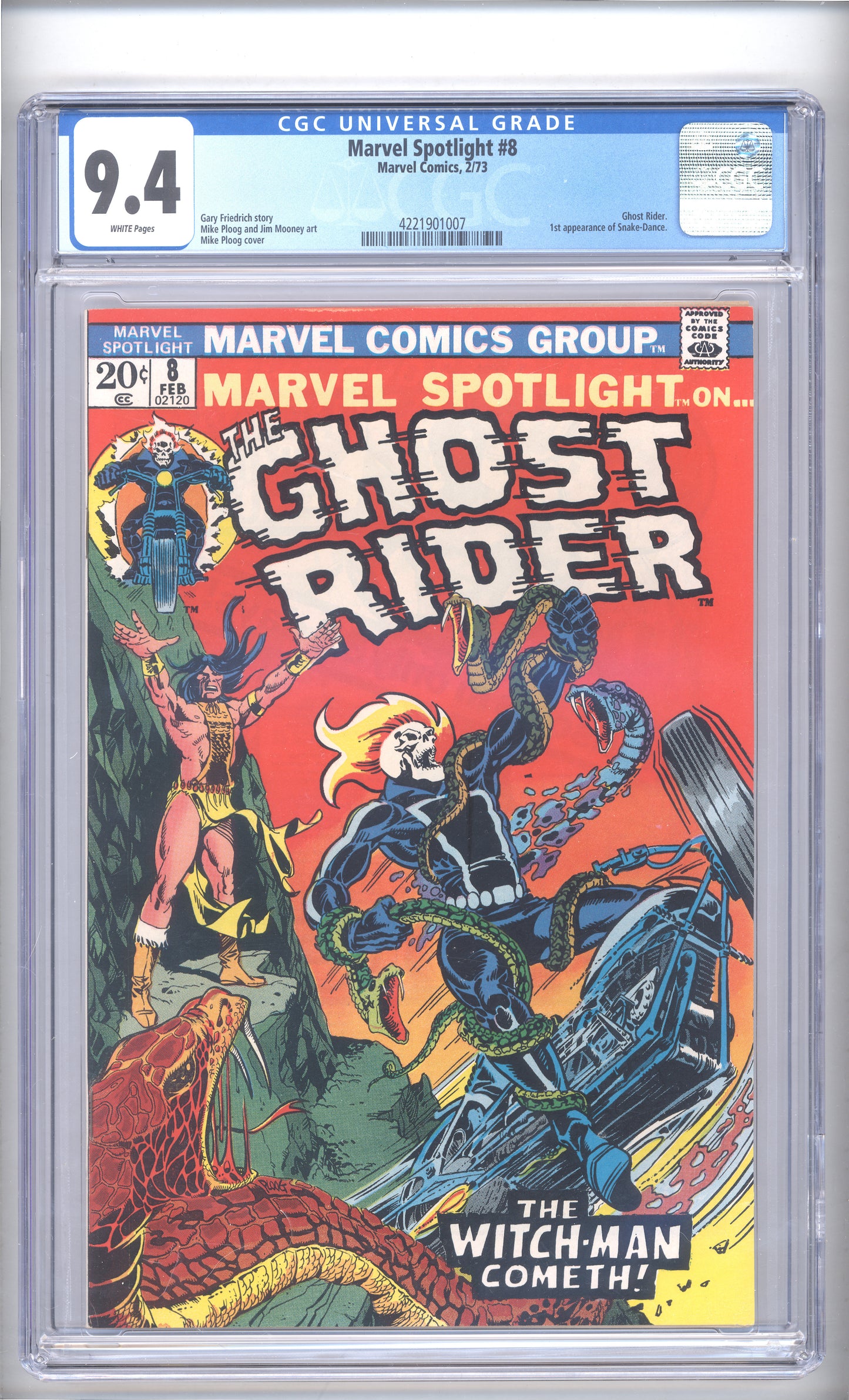 Marvel Spotlight #8 CGC 9.4