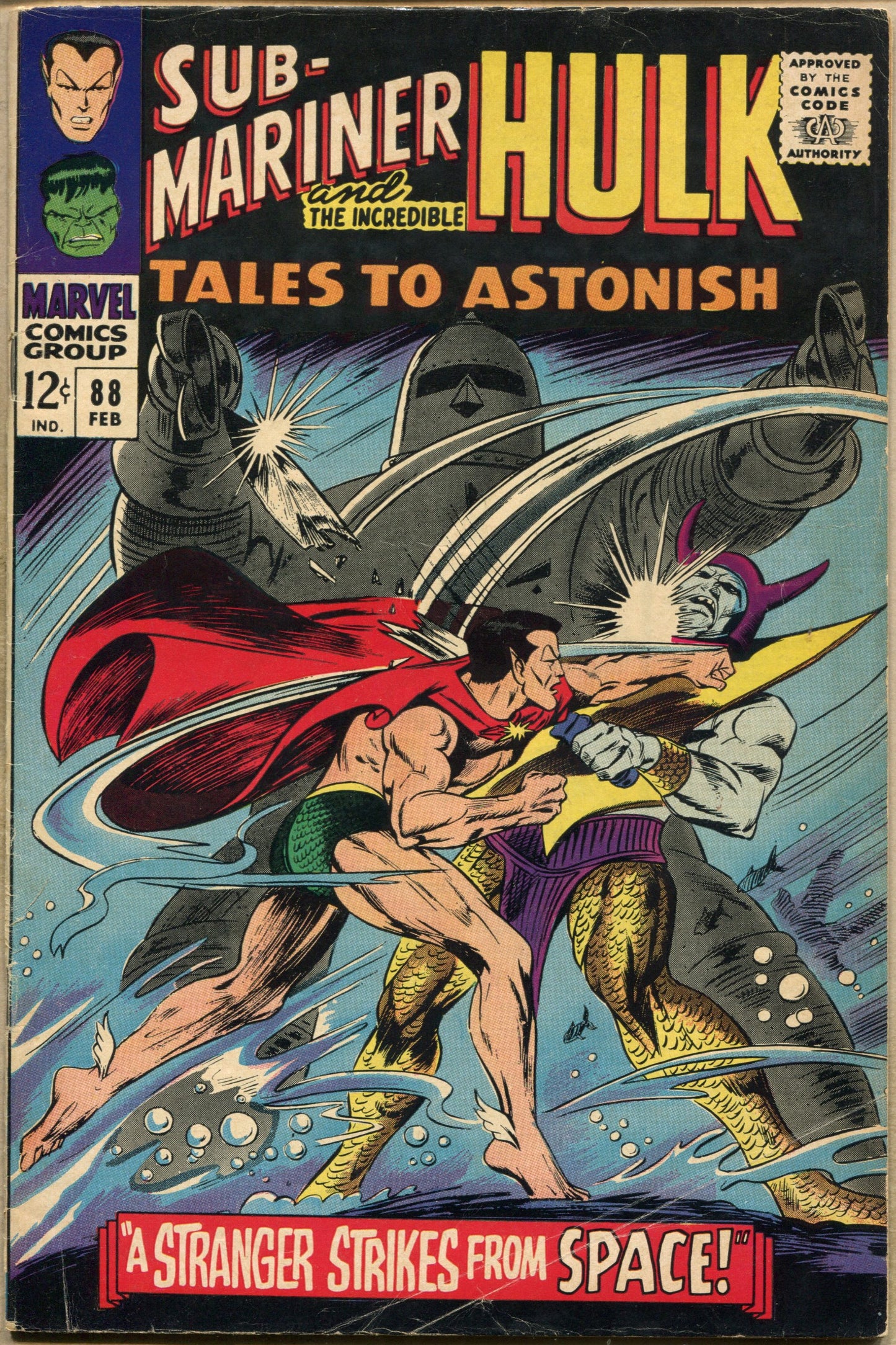 Tales to Astonish 88 VG+ (1967)
