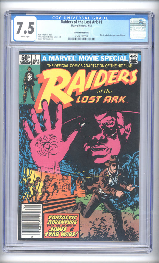 Raiders Of The Lost Ark #1 | CGC 7.5