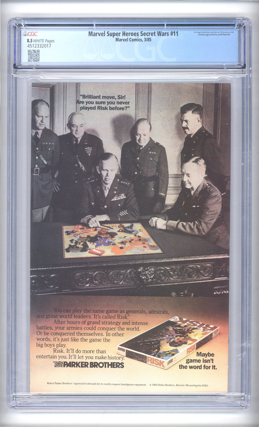 Marvel Super Heroes Secret Wars #11 | CGC 8.5