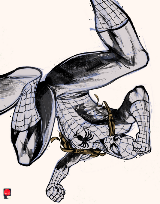 Spidey | Danny Sketch | Black & White Print cover – Collector Cartel™ exclusive