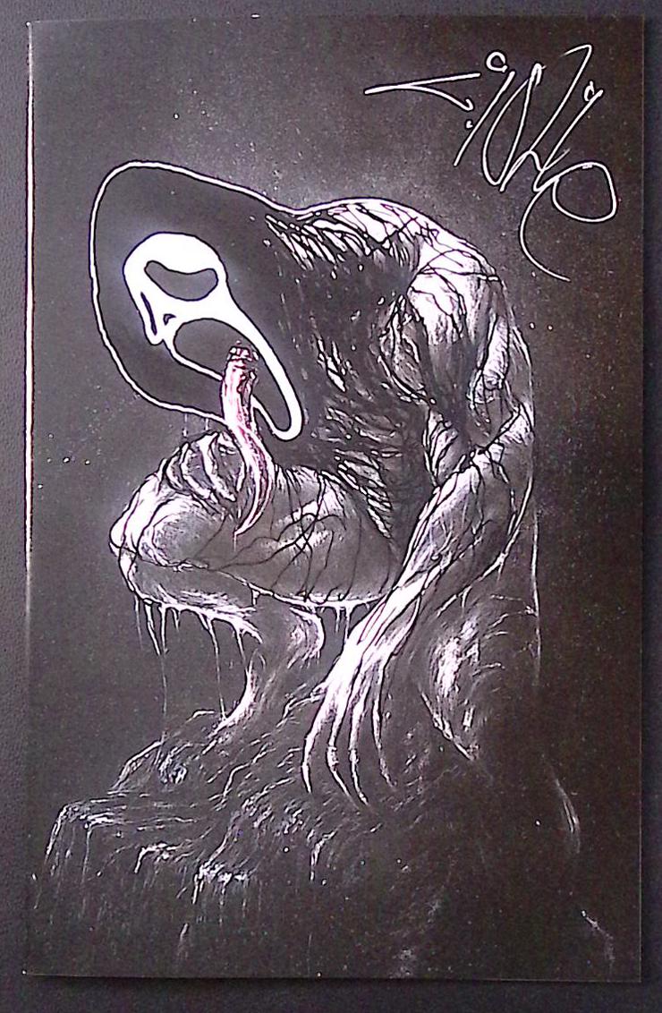 Tribute Stan Lee SDCC Wil Shrike exclusive comic cover signed with Ghost Face remarque