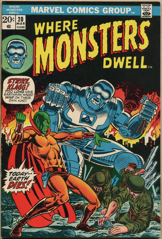 Where Monsters Dwell 20 VFN- (1973)