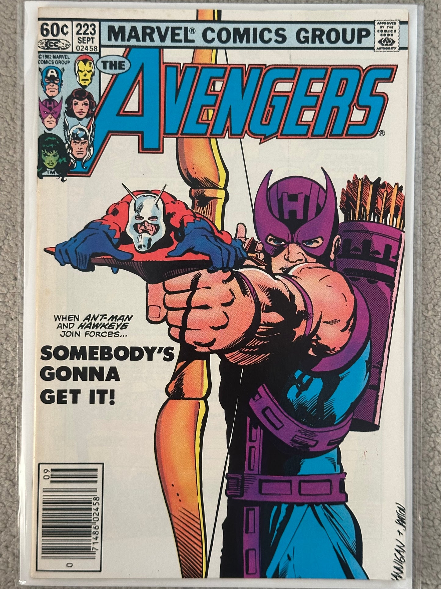 The Avengers #223 (1982) – Hawkeye/Ant-Man Key