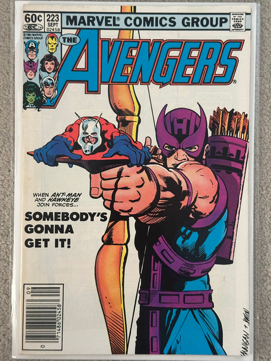 The Avengers #223 (1982) – Hawkeye/Ant-Man Key