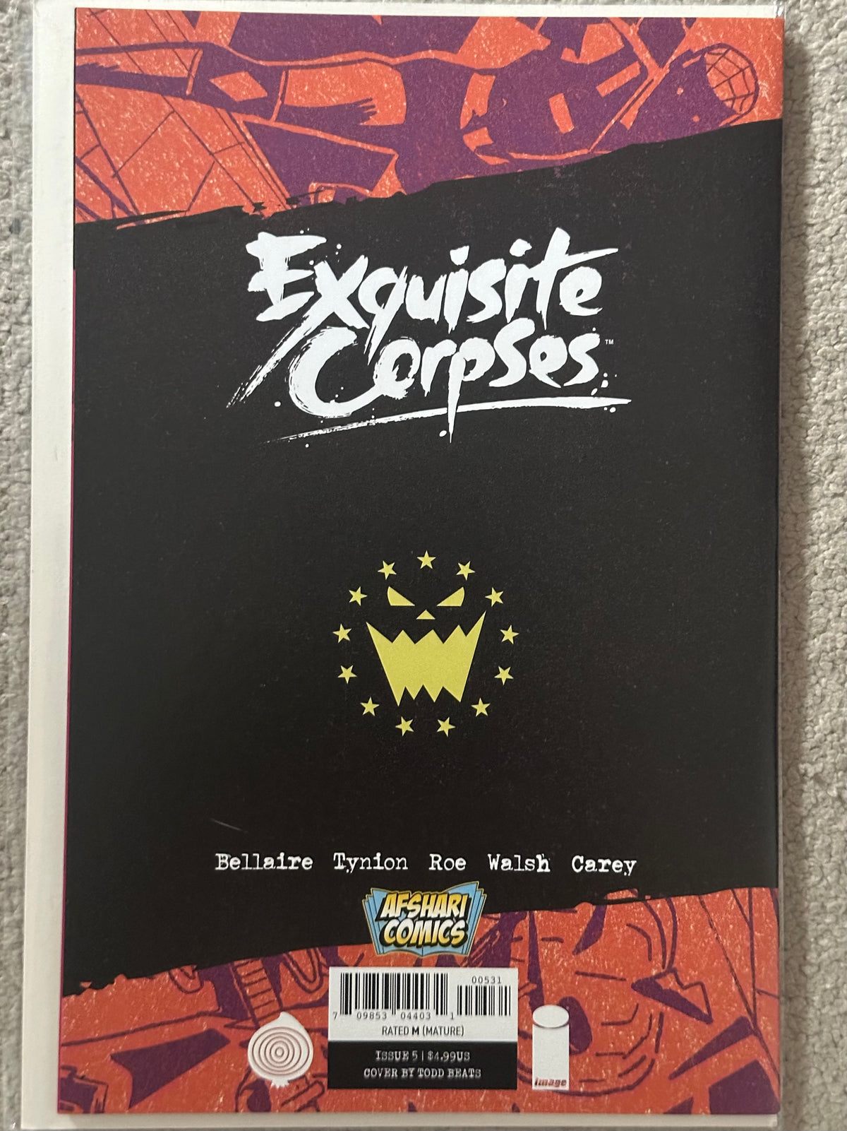 Exquisite Corpses #5 (2025) – Afshari Exclusive Signed by Todd Beats