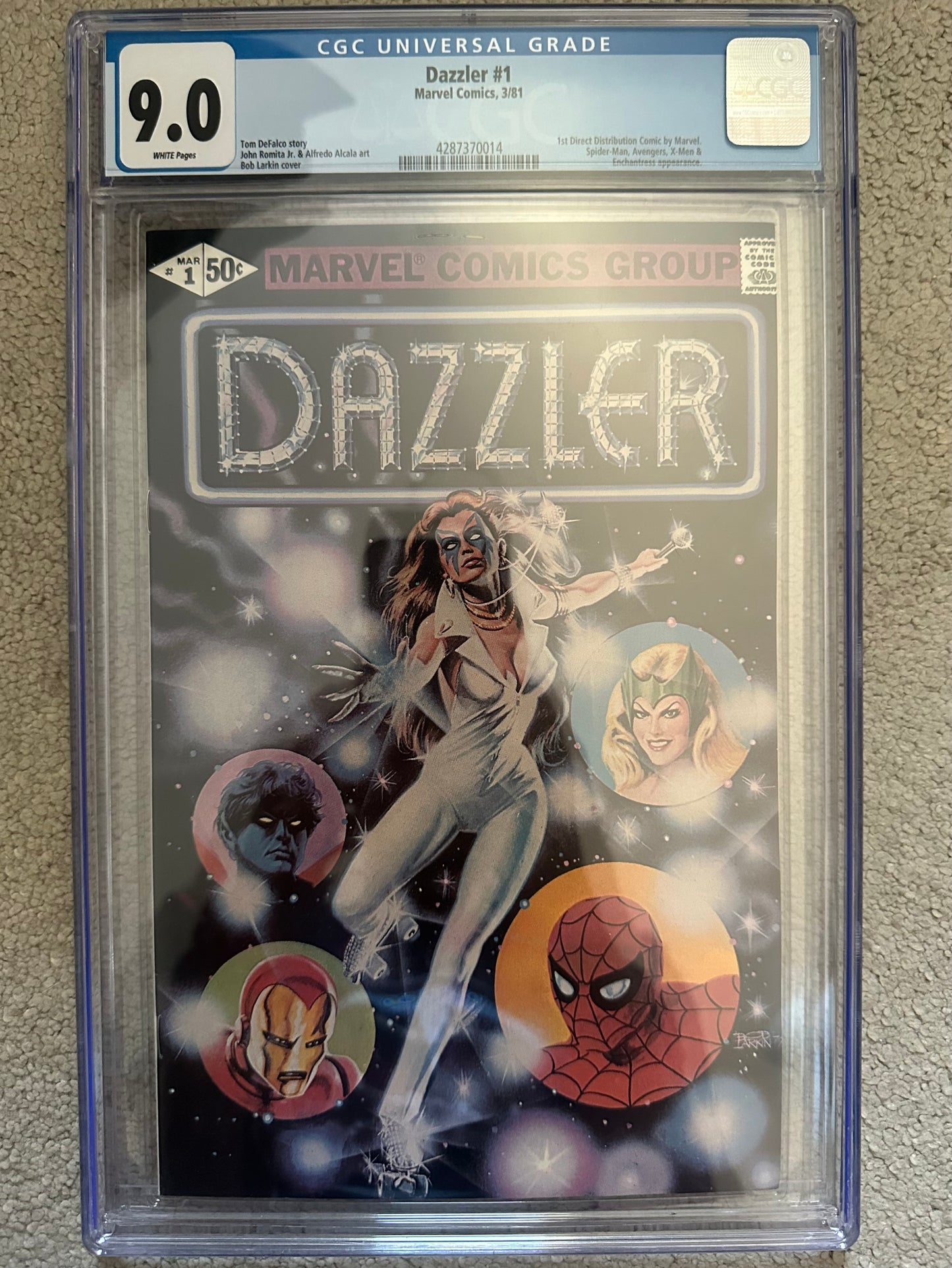 Dazzler #1 (1981) – CGC 9.0 Key Issue